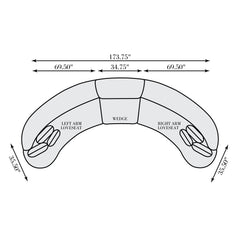 Calder Ivory Sectional - Ornate Home