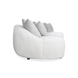 Calder White/Cream Fabric Sectional - Ornate Home