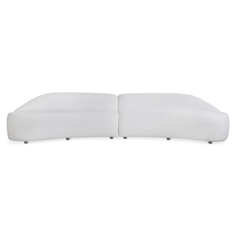 Calder White/Cream Fabric Sectional - Ornate Home