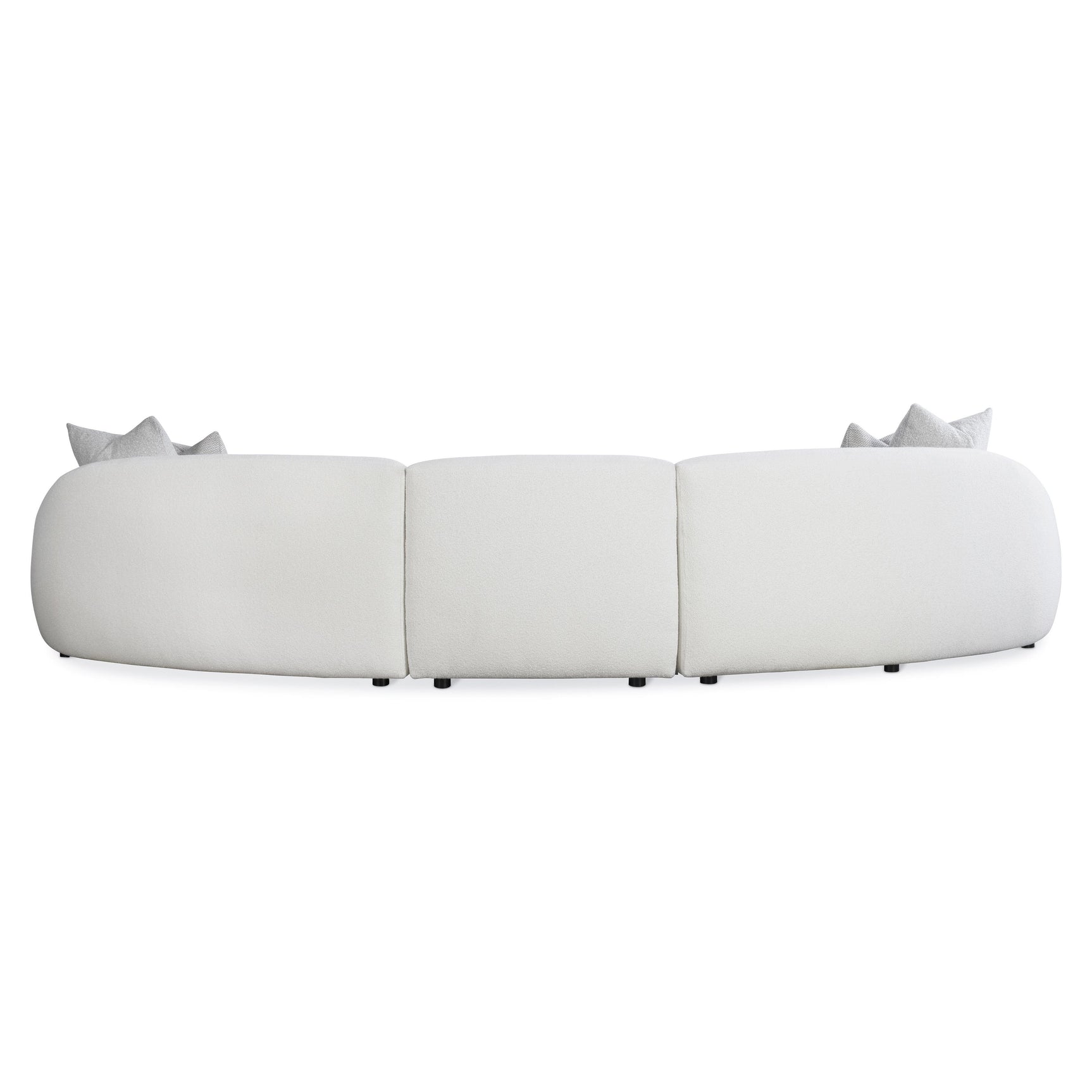 Calder White/Cream Fabric Sectional - Ornate Home