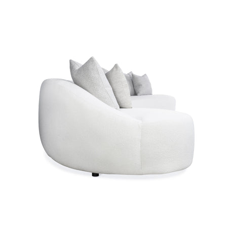 Calder White/Cream Fabric Sectional - Ornate Home