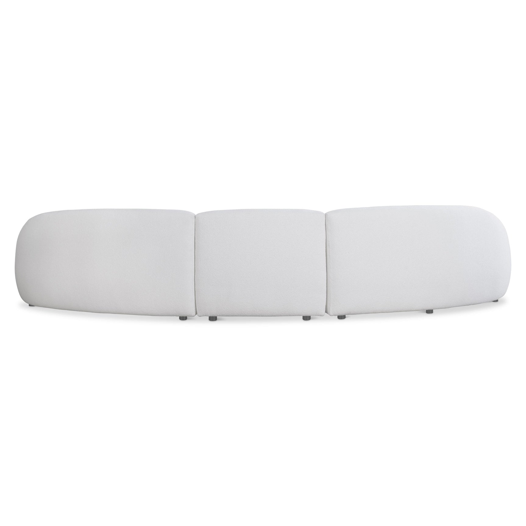 Calder White/Cream Fabric Sectional - Ornate Home