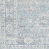 Calderbank Sky Blue Wool-Blend Area Rug - Ornate Home