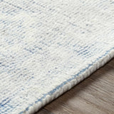 Calderbank Sky Blue Wool-Blend Area Rug - Ornate Home