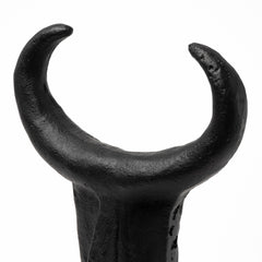 Caleb Black Metal Tribal Figurine - Ornate Home