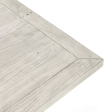 Caleb Distressed Ivory Dining Table - Ornate Home