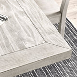 Caleb Distressed Ivory Dining Table - Ornate Home