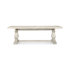 Caleb Distressed Ivory Rectangular Dining Table - Ornate Home