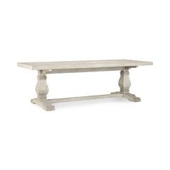 Caleb Distressed Ivory Rectangular Dining Table - Ornate Home