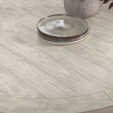 Caleb Distressed Ivory Round Dining Table - Ornate Home