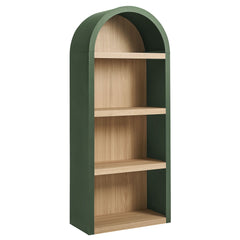 Caleb Hunter Green 4 Arched Display Shelf Bookcase - Ornate Home