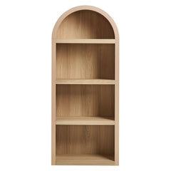 Caleb Tan 4 Arched Display Shelf Bookcase - Ornate Home