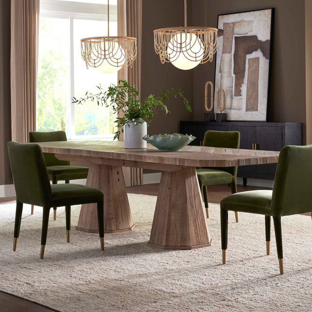 Caledon Reclaimed Oak Dining Table - Ornate Home