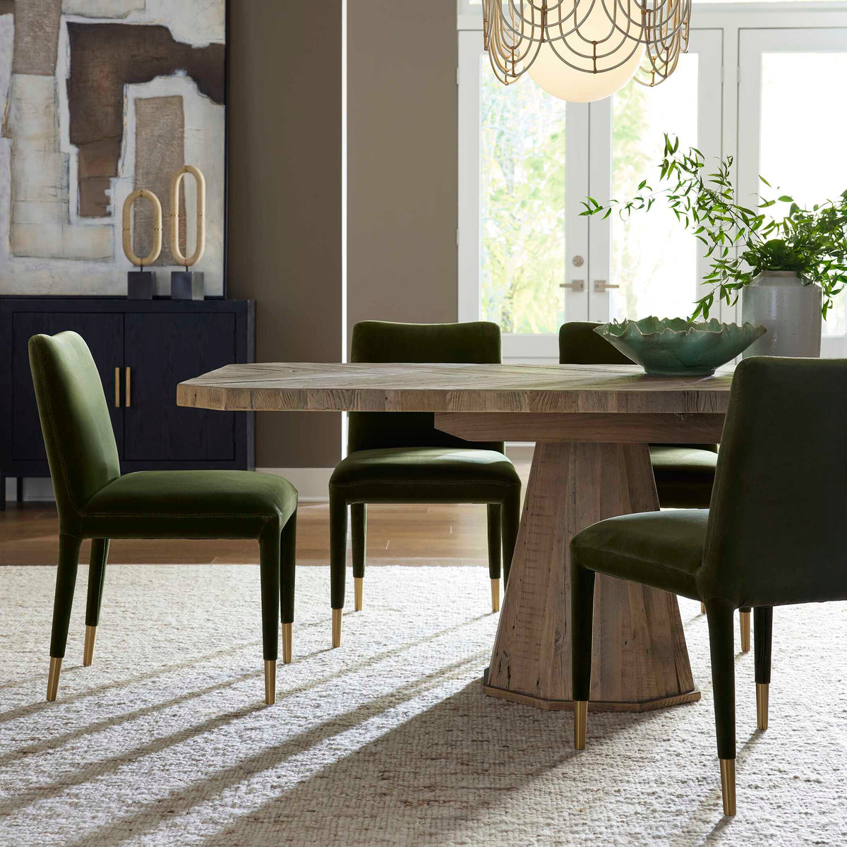 Caledon Reclaimed Oak Dining Table - Ornate Home