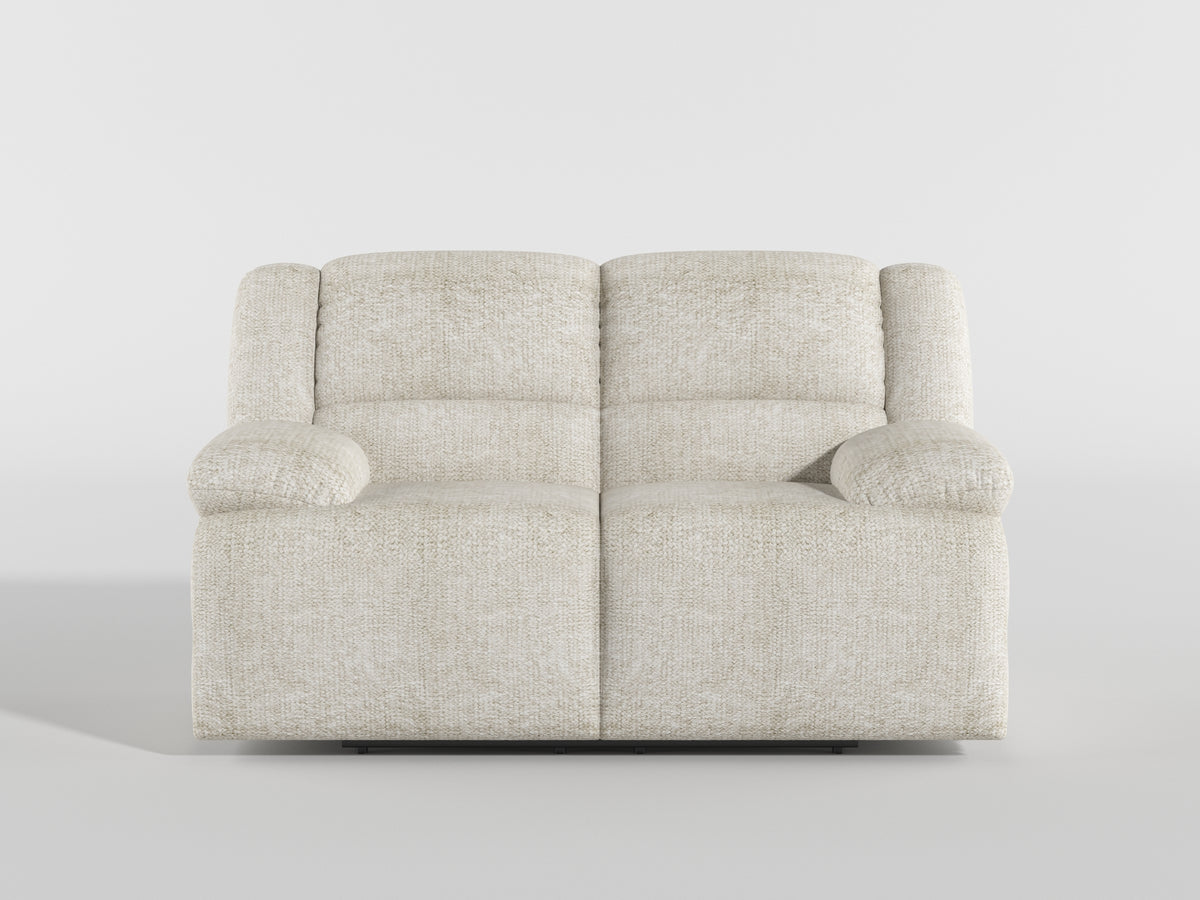 Caliber Beige Double Reclining Loveseat - Ornate Home