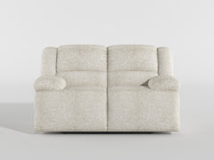 Caliber Beige Double Reclining Loveseat - Ornate Home