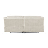Caliber Beige Double Reclining Sofa - Ornate Home