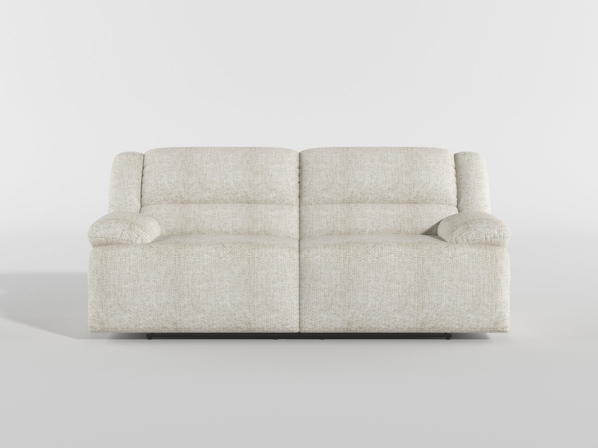 Caliber Beige Double Reclining Sofa - Ornate Home