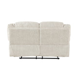 Caliber Beige Power Double Reclining Loveseat - Ornate Home
