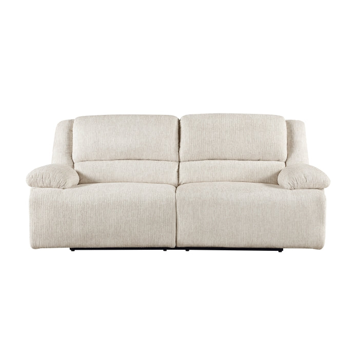 Caliber Beige Power Double Reclining Sofa