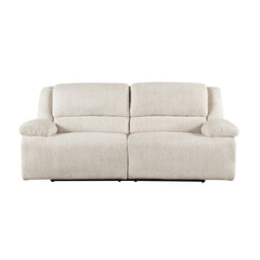 Caliber Beige Power Double Reclining Sofa - Ornate Home
