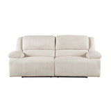 Caliber Beige Power Double Reclining Sofa - Ornate Home
