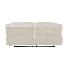 Caliber Beige Power Double Reclining Sofa - Ornate Home