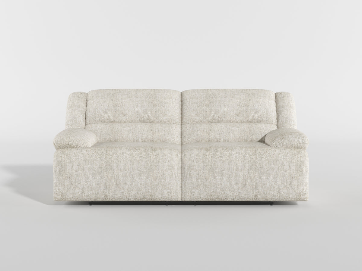 Caliber Beige Power Double Reclining Sofa - Ornate Home