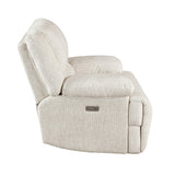 Caliber Beige Power Reclining Chair - Ornate Home