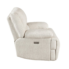 Caliber Beige Power Reclining Chair - Ornate Home