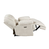 Caliber Beige Power Reclining Chair - Ornate Home