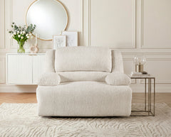 Caliber Beige Reclining Chair - Ornate Home