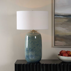 Caliendo Blue/Sage Table Lamp - Ornate Home