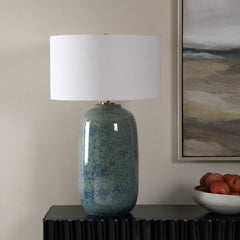Caliendo Blue/Sage Table Lamp - Ornate Home