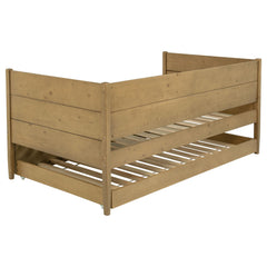 Calinda Natural Wood Twin Daybed With Trundle - Ornate Home