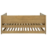 Calinda Natural Wood Twin Daybed With Trundle - Ornate Home
