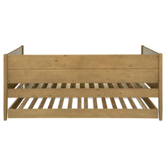 Calinda Natural Wood Twin Daybed With Trundle - Ornate Home
