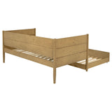 Calinda Natural Wood Twin Daybed With Trundle - Ornate Home