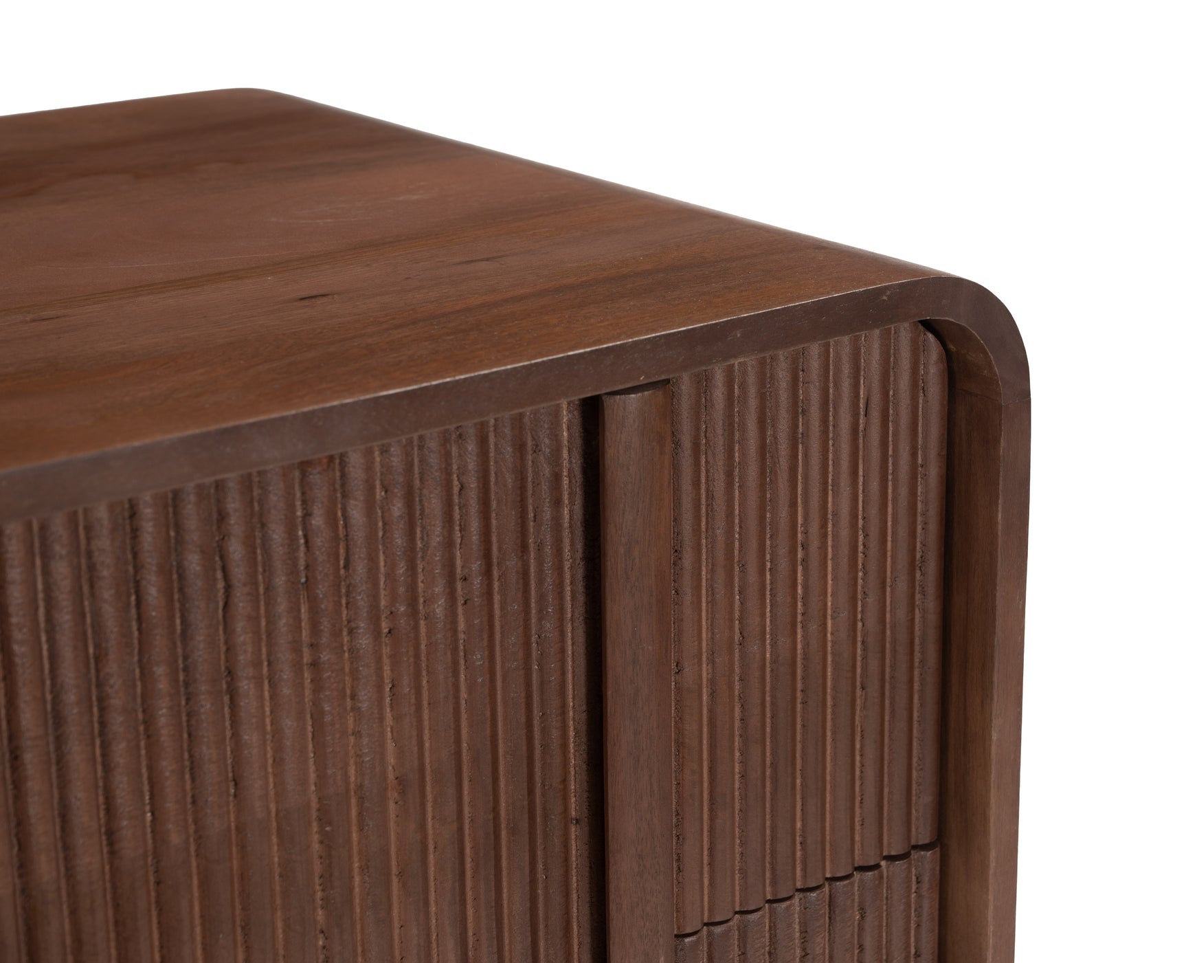 Calipso Walnut Nightstand - Ornate Home