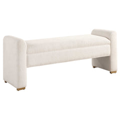 Caliste Ivory Bench - Ornate Home