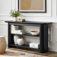 Calix Black 57" Console Table - Ornate Home