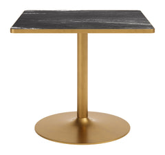 Caliza Black & Gold Dining Table - Ornate Home