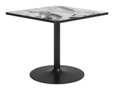 Caliza Gray & Black Dining Table