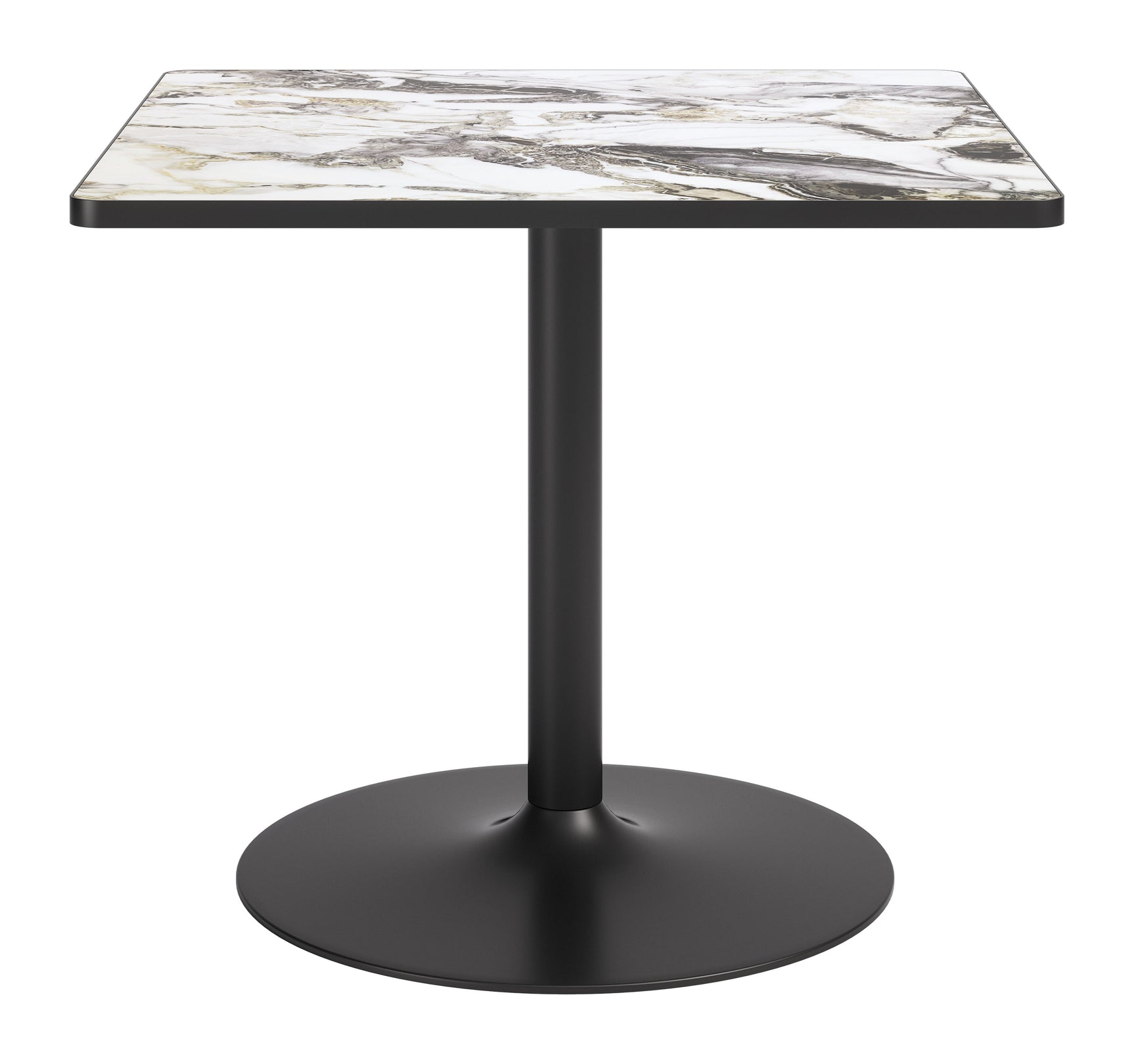 Caliza Gray & Black Dining Table