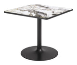 Caliza Gray & Black Dining Table