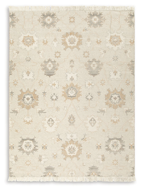 Calkin Linen/Gray/Caramel 8' x 10' Rug - Ornate Home