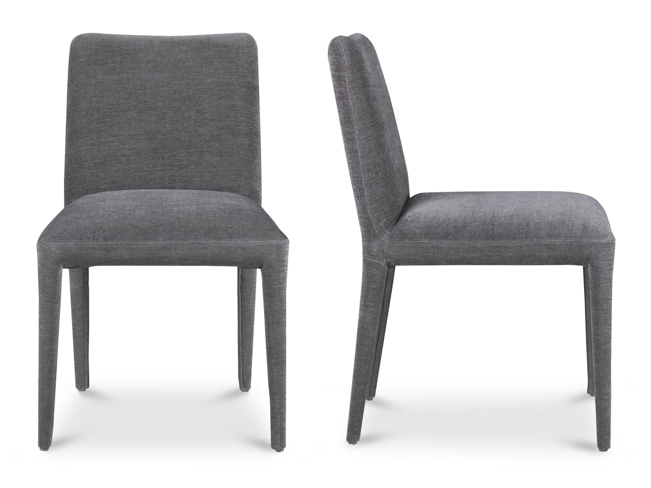 Calla Dark Grey Dining Chair (Set of 2) - Ornate Home