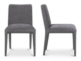 Calla Dark Grey Dining Chair (Set of 2) - Ornate Home
