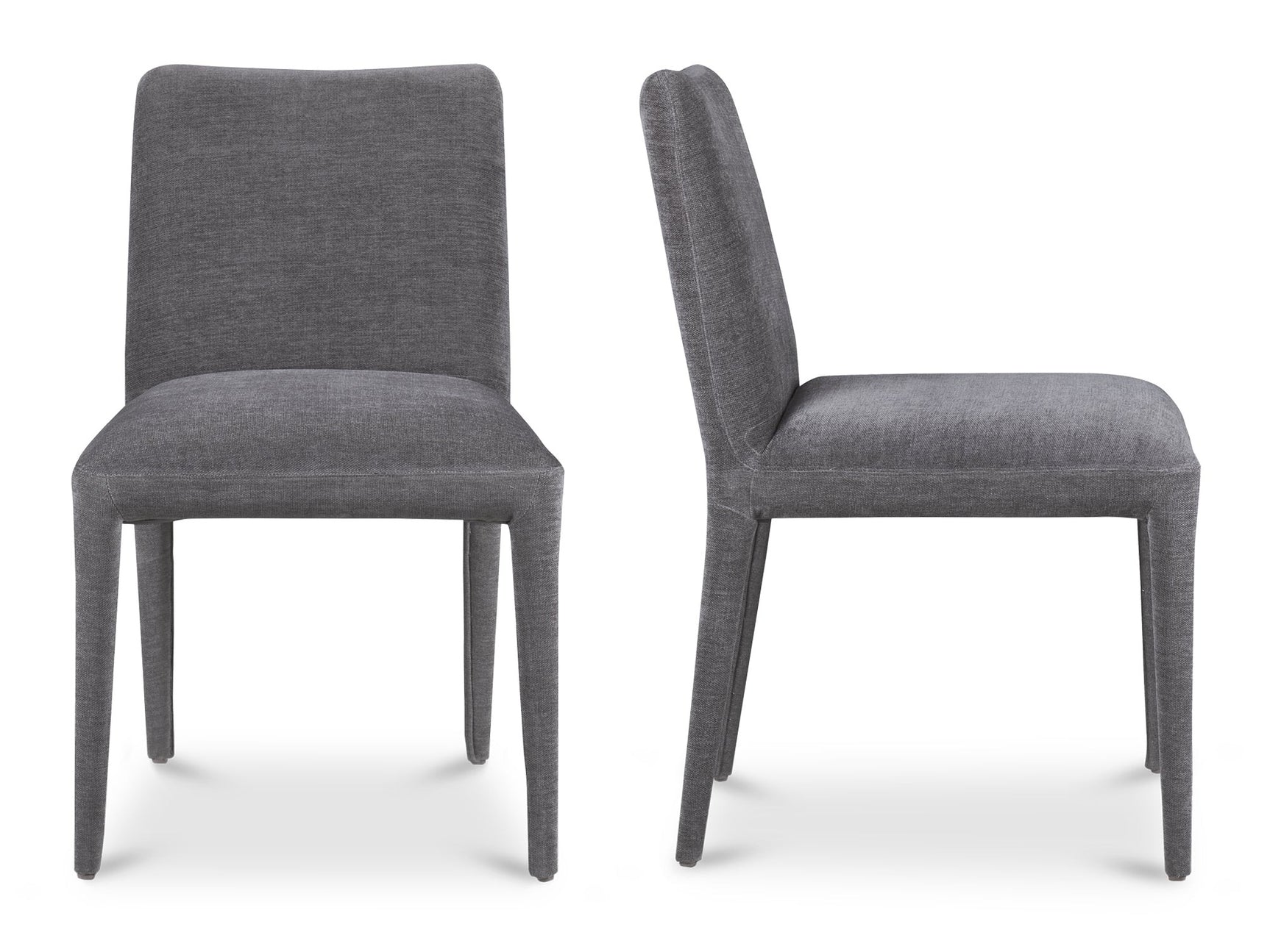 Calla Dark Grey Dining Chair (Set of 2) - Ornate Home