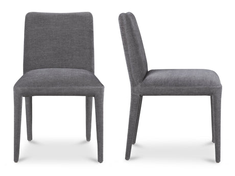 Calla Dark Grey Dining Chair (Set of 2) - Ornate Home